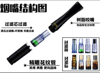 卓越淨煙 YJ-011 金屬煙嘴|可換芯循環過濾|粗細雙用|享受純淨吸煙體驗 2 卓越淨煙 YJ-011 金屬煙嘴